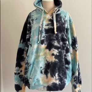 Tie dye sweatshirt hoodie XL